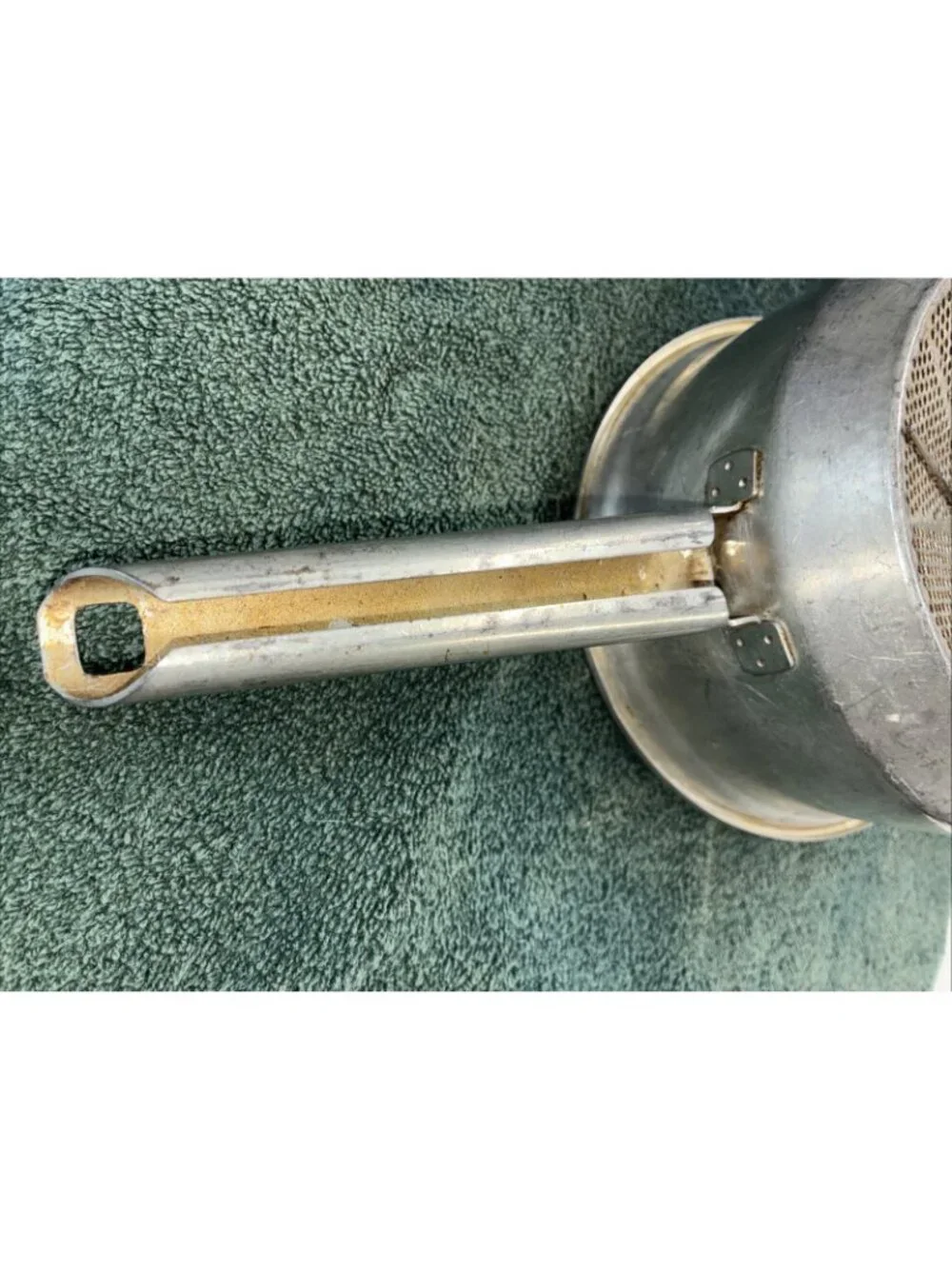 VTG 1970s Kitchen Food Strainer Ricer Masher by Foley Complete #t